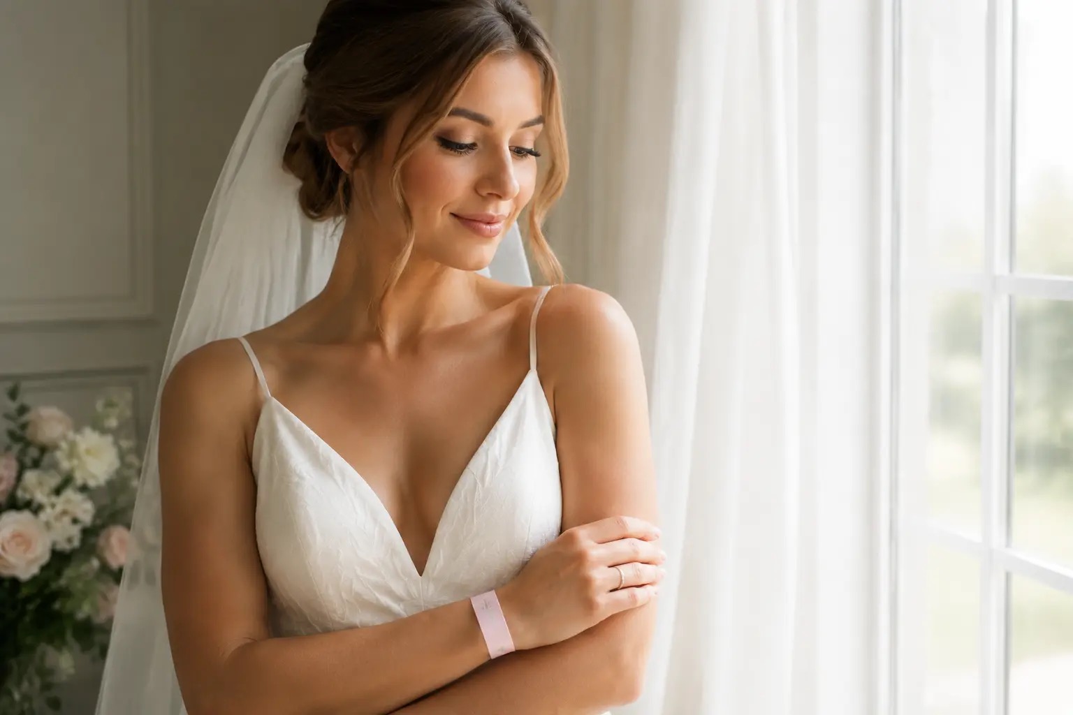 Wedding Wristbands Fabric design