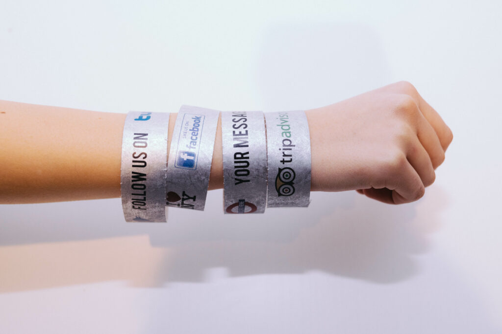 Tyvek bedrukte polsbandjes