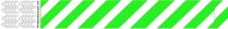Effen Tyvek Gestreept Groen