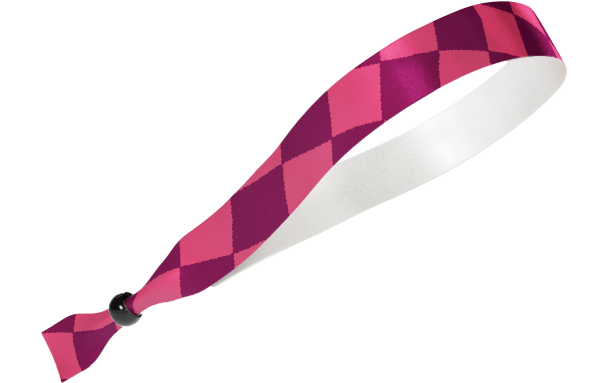 Roze stoffen vierkant