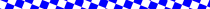 Blauw stoffen vierkant
