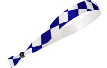 Blauw stoffen vierkant