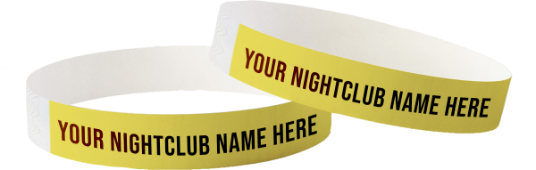 Nachtclub-polsbandjes – bedrukte Tyvek-polsbandjes