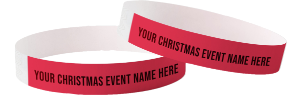 Christmas Tyvek Wristbands beschikbaar in Nederland