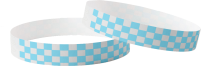 Effen Tyvek Geruit Blauw