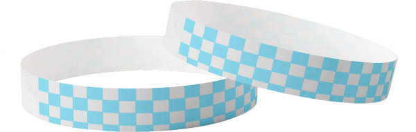 Effen Tyvek Geruit Blauw