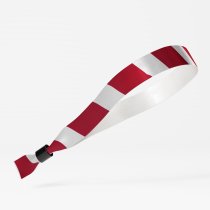 Bedrukte stoffen polsbandjes - Gerecycled