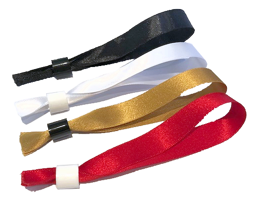 Effen stoffen polsbandjes - Standaard