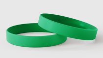 Effen Groen - Effen Siliconen Polsbandjes