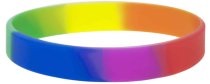 Effen regenboog siliconen polsbandjes in Nederland