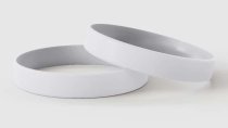 Effen Wit - Effen siliconen polsbandjes