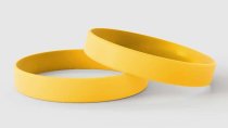 Effen Geel - Effen siliconen polsbandjes