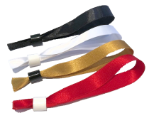 Effen stoffen polsbandjes - Gerecycled